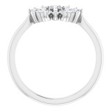 14K White 1/2 CTW Diamond Vintage-Inspired Ring - 123944600P photo 2