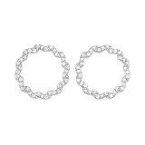 Gems One 14Kt White Gold Diamond (1Ctw) Earring - ER10556/100-4WF photo