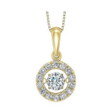 Gems One 14KT Yellow Gold & Diamond Rhythm Of Love Neckwear Pendant  - 1/2 ctw - ROL1065-4YC photo