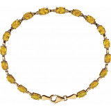 14K Yellow Citrine 7.25 Bracelet - 65153960003P photo