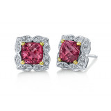 Stanton Color 14k Gold Rhodolite Earrings photo