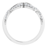 14K White 1/4 CTW Diamond Anniversary Band - 1227826000P photo 2