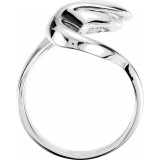 14K White Freeform Ring - 41414513P photo 2