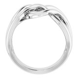 14K White Criss-Cross Ring - 65212060001P photo 2
