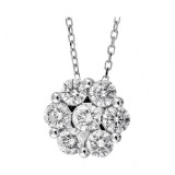 Gems One 14Kt White Gold Diamond (3/4Ctw) Pendant - PD32728-4WH photo