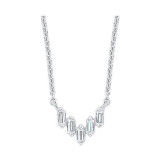 Gems One 14Kt White Gold Diamond (1/10 Ctw) Pendant - PD30836-4WC photo