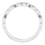 14K White 1/8 CTW Diamond Anniversary Band - 123546600P photo 2