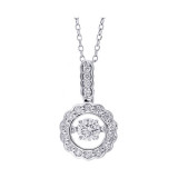 Gems One 14Kt White Gold Diamond (1/3Ctw) Pendant - PD33441-4WD photo