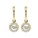 Gems One 10KT Yellow Gold & Diamond Rhythm Of Love Fashion Earrings   - 1/4 ctw - ROL1026-1YC photo