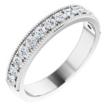 14K White 3/8 CTW Diamond Anniversary Band - 123069604P photo