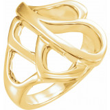 14K Yellow Metal Fashion Ring - 551037104P photo