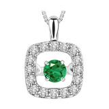 Gems One 14KT White Gold & Diamond Rhythm Of Love Neckwear Pendant   - 1/5 ctw - ROL1097-4WC photo