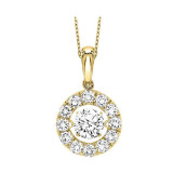 Gems One 14KT Yellow Gold & Diamond Rhythm Of Love Neckwear Pendant  - 1 ctw - ROL1150-4YC photo