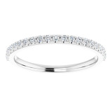 Platinum 1/5 CTW Diamond Anniversary Band - 123274603P photo 3