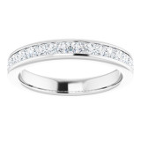 14K White 3/4 CTW Diamond Anniversary Band - 12298160096P photo 3