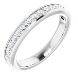 14K White 3/4 CTW Diamond Anniversary Band - 12298160096P photo