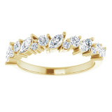 14K Yellow 3/4 CTW Diamond Anniversary Band - 123915601P photo 3