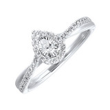 Gems One 14Kt White Gold Diamond(1/4Ctw) Ring - RG76917-4WC photo