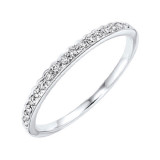 Gems One 10Kt White Gold Diamond(1/8Ctw) Ring - FR1046-1WD photo
