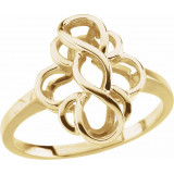 14K Yellow Freeform Ring - 529114003P photo