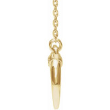14K Yellow .025 CTW Diamond 16-18 Necklace - 86624601P photo 2
