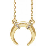14K Yellow .025 CTW Diamond 16-18 Necklace - 86624601P photo