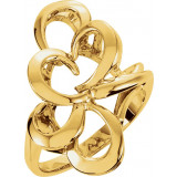 14K Yellow Metal Fashion Ring - 525519755P photo