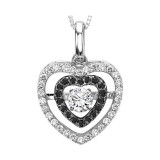 Gems One 14KT White Gold & Diamonds Stunning Neckwear Pendant - 3/8 ctw - ROL1257-4WCBL photo