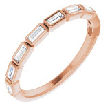 14K Rose 1/4 CTW Diamond Anniversary Band - 123020602P photo