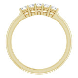 14K Yellow 2.25 mm Round 1/4 CTW Diamond Anniversary Band - 123844705P photo 2