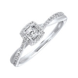 Gems One 14Kt White Gold Diamond(1/4Ctw) Ring - RG76920-4WC photo