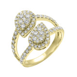 Gems One 14Kt Yellow Gold Diamond (1Ctw) Ring - RG11813-4YC photo