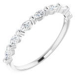 14K White 1/3 CTW Diamond Anniversary Band - 1236026001P photo