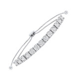 Gems One 14Kt White Gold Diamond (1Ctw) Bracelet - FB1168/100-4WC photo
