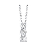Gems One 14Kt White Gold Diamond (1/4Ctw) Pendant - PD10311-4WF photo