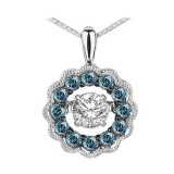 Gems One 14KT White Gold & Diamond Rhythm Of Love Neckwear Pendant  - 3/8 ctw - ROL1081-4WCBL photo