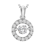 Gems One 14KT White Gold & Diamond Rhythm Of Love Neckwear Pendant  - 1/5 ctw - ROL1099-4WC photo