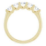 14K Yellow 1 CTW Diamond Anniversary Band - 1233896009P photo 2