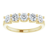 14K Yellow 1 CTW Diamond Anniversary Band - 1233896009P photo 3