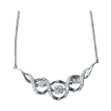 Gems One 14KT White Gold & Diamond Rhythm Of Love Neckwear Pendant  - 1 ctw - ROL1183-4WC photo