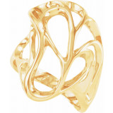 14K Yellow Metal Fashion Ring - 530719767P photo