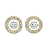 Gems One 14KT Yellow Gold & Diamond Rhythm Of Love Fashion Earrings  - 3/4 ctw - ROL1209-4YC photo