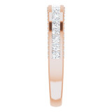 14K Rose 3/4 CTW Diamond Anniversary Band - 123940602P photo 4