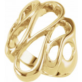 14K Yellow Freeform Ring - 550737110P photo