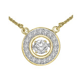 Gems One 14KT Yellow Gold & Diamond Rhythm Of Love Neckwear Pendant  - 1/4 ctw - ROL1067-4YC photo