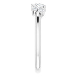 14K White 1/3 CTW Diamond Multi-Shape Ring - 123930600P photo 4