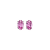 Gems One 14Kt White Gold Pink Sapphire (1/2 Ctw) Earring - EPO53-4W photo