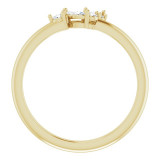14K Yellow 1/6 CTW Diamond Stackable Ring - 124079606P photo 2