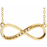 14K Yellow .025 CTW Diamond 16-18 Necklace - 65109160000P photo