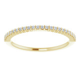 14K Yellow 1/8 CTW Diamond Anniversary Band - 12287760055P photo 3